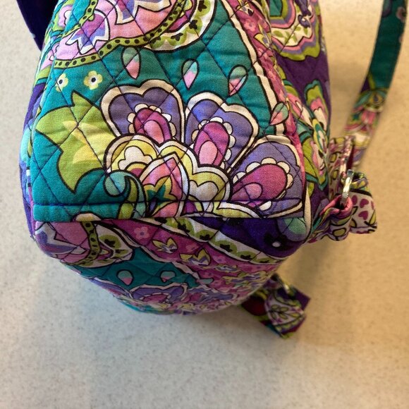Vera Bradley Backpack EUC Purple Paisley Heather Pattern main image 8